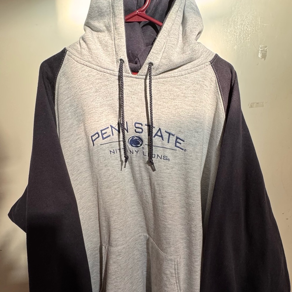 Penn State Hoodie 2XL Grey and Blue